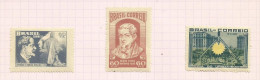 Brésil N° 520 à 522, 530 à 532 Neufs Avec Charnière Côte 3.60 Euros - Unused Stamps