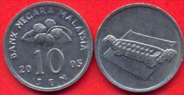 Malaysia 10 Sen 2005 XF - Malesia