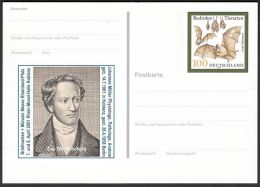 Germany 1999, Illustrated Postal Stationery "Johannes Muller", Ref.bbzg - Illustrated Postcards - Mint