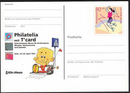 Germany 1997, Illustrated Postal Stationery "Philatelic Exhibition In Koln", Ref.bbzg - Illustrated Postcards - Mint