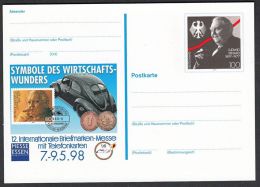 Germany 1998, Illustrated Postal Stationery "Philatelic Exhibition In Essen", Ref.bbzg - Cartes Postales Illustrées - Neuves