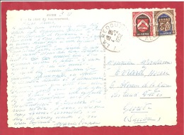 Y&T N°269+270   LA REDOUTE     Vers    SUISSE  Le    1952     2 SCANS - Lettres & Documents