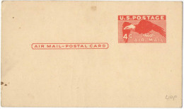 STATI UNITI - UNITED STATES - USA - US - Postal Card - Intero Postale - Entier Postal - Postal Stationery - 4c Air Ma... - Altri & Non Classificati