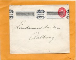 Denmark 1908 Cover Mailed - Enteros Postales