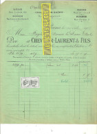 51 - Marne - REIMS - Facture CHEVRIER-LAURENT – 1907 - REF 124 - 1900 – 1949