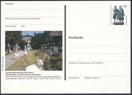 Germany 1998, Illustrated Postal Stationery "Eco Village Rheinland", Ref.bbzg - Geïllustreerde Postkaarten - Ongebruikt