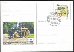 Germany 2001, Illustrated Postal Stationery "Philatelic Exhibition In Berlin" W./posrmark "Frankfurt", Ref.bbzg - Illustrated Postcards - Used