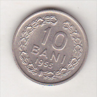 Bnk Sc Romania 10 Bani 1955 Excellent Condition - Romania