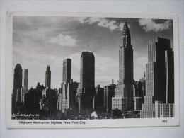 G84 Postcard New York - Midtown Manhattan Skyline - 1941 - Manhattan