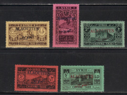 ALAOUITES N° Taxes 6 à 10 * - Unused Stamps