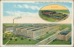 ETATS-UNIS AKRON / The Firestone Tire And Rubber Compagny / - Akron