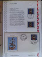 1983 Switzerland FDC "Sammelblatt" (Collecting Page) - 4/D - Pro Patria - Historic Inn Signs - 4 Of 4 - Briefe U. Dokumente