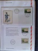 1984 Switzerland FDC "Sammelblatt" (Collecting Page) - 2/A - General Anniversaries / Stamp Exhibition - 1 Of 3 - Lettres & Documents