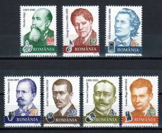 Romania 2012 /  Banknote Portraits / 7 Val - Unused Stamps