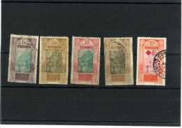 - FRANCE COLONIES . GUINEE FRANCAISE 1892/1944 . . TIMBRES DE 1913/26  . OBLITERES . - Usados