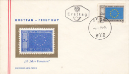 4295- EUROPEAN COMMUNITY ANNIVERSARY, TREATY, COVER FDC, 1969, AUSTRIA - EU-Organe