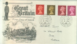 Great Britain - 4 Stamps 1/2D - 1D - 2D - 6D - Lettres & Documents