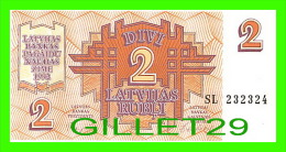 BILLETS DE LETTONIE - DIVI 2 LATVIJAS RUBLI - No SL 232324, 1992 - BILLET NEUF - - Lettland