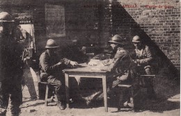 CPA Aout 1917 RAMSCAPELLE (Ramskapelle, Nieuport, Nieuwpoort) - Soldats Belges, Une Partie De Cartes (A84, Ww1, Wk1) - Nieuwpoort