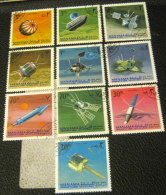 Manama 1968 Airmail - Space, Science, And Space Probes Full Set - Used - Manama