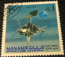 Manama 1968 Airmail - Space, Science, And Space Probes 1r - Used - Manama