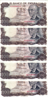 BILLETES 100 PESETAS 1970- MANUEL DE FALLAS - 100 Pesetas