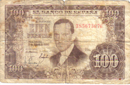 BILLETE 100 PESETAS 1953- JULIO ROMERO - 100 Peseten