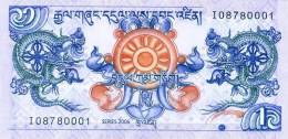 BHUTAN 1 NGULTRUM 1Nu BANKNOTE 2006 PICK-27 UNCIRCULATED UNC - Bhután