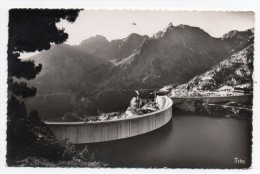 Cpsm 65 - Vallée D'Aure - Lac Et Barrage De Cap Le Long - Le Pic Méchant - 9x14 Cm - Vielle Aure