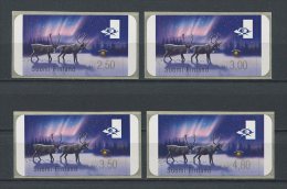 FINLANDE 2000 DISTRIBUTEURS N° 29 Série Complète ** Neufs = MNH Superbes Faune Rennes Animaux Fauna - Neufs