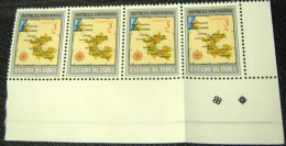 Portuguese India 1957 Map Of District Damao 3r X4 - Mint - Inde Portugaise