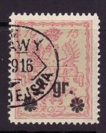 POLAND MUNICIPAL POST WARSAW 1916  MICHEL NO: 9c USED - Gebruikt