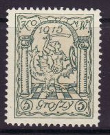 POLAND MUNICIPAL POST WARSAW 1915  MICHEL NO: I B  MNH - Neufs