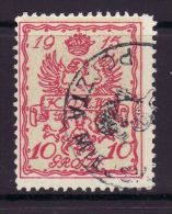 POLAND MUNICIPAL POST WARSAW 1915  MICHEL NO: 2 A  USED - Gebruikt