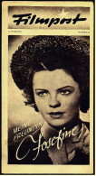 "Filmpost" "Meine Freeundin Josefine" Mit Paul Hubschmid , Fita Benkhoff  -  Filmprogramm Nr. 22 Von Ca. 1947 - Sonstige & Ohne Zuordnung