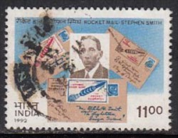 India 1992 Used, Stephen Smith Rocket Mail, Philatley - Usati