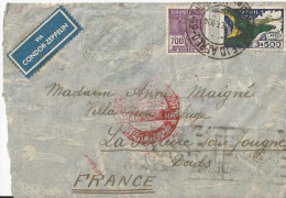 1934, LETTRE    BRESIL RIO Pour PARIS Via CONDOR ZEPPELIN - Briefe U. Dokumente