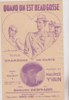 (BM) Quand On Est Beau Gosse , ARMAND  BERNARD , Du Film : , Chansons De Paris , Musique : MAURICE YVAIN - Scores & Partitions
