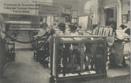 Bruxelles.  Ganterie - Gloves Manufactory - Reklamekaart / Palais Des Travaux... 1911naar Jules Persin -  Perewelz - Autres & Non Classés