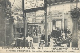 Gand.  -  1913  Stand De Fabrication Des Cigarettes  -   Maison: ALBA - Otros & Sin Clasificación