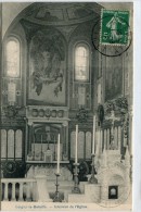 CPA 28 LOIGNY LA BATAILLE INTERIEUR DE L EGLISE  1912 - Loigny