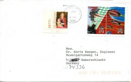 USA. N°2135-6 De 1993 Sur Enveloppe Ayant Circulé. Fantaisie Spatiale. - Etats-Unis