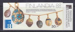 Finland 1988 Finlanbdia '88 Booklet ** Mnh (F2209) - Booklets