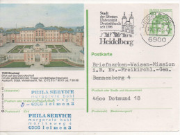 Nr. 908,  Ganzsache Deutsche Bundespost, Bruchsal - Illustrated Postcards - Used