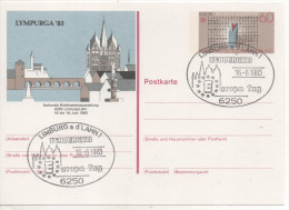 Nr. 2094,  Ganzsache Deutsche Bundespost, Limburg - Cartoline Illustrate - Usati