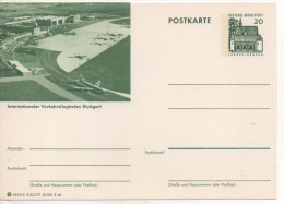 Nr. 1699,  Ganzsache Deutsche Bundespost,  Stuttgart - Cartes Postales Illustrées - Neuves