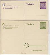 Postkarte - Ganzsache  5 Pf + 6 Pf - Ungelaufen - Cartes Postales - Neuves