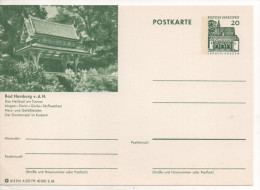 Nr. 2308,  Ganzsache Deutsche Bundespost,  Bad Homburg - Illustrated Postcards - Mint