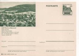 Nr. 2317,  Ganzsache Deutsche Bundespost,  Fürth - Illustrated Postcards - Mint