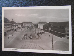 AK KARLSRUHE Bahnhof Strassenbahn   /// D*14077 - Karlsruhe